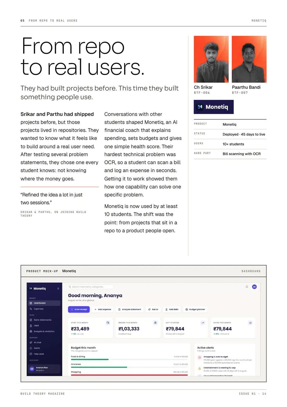 Page 14: Monetiq